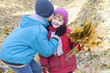 © lozochka - brother and sister in autumn