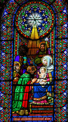 Papier Peint - Stained Glass of the Magi or Three Wise Men