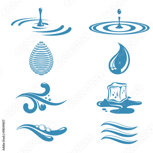 symbols of water – kaufen Sie diese Vektorgrafik und finden Sie ähnliche Vektorgrafiken auf ...