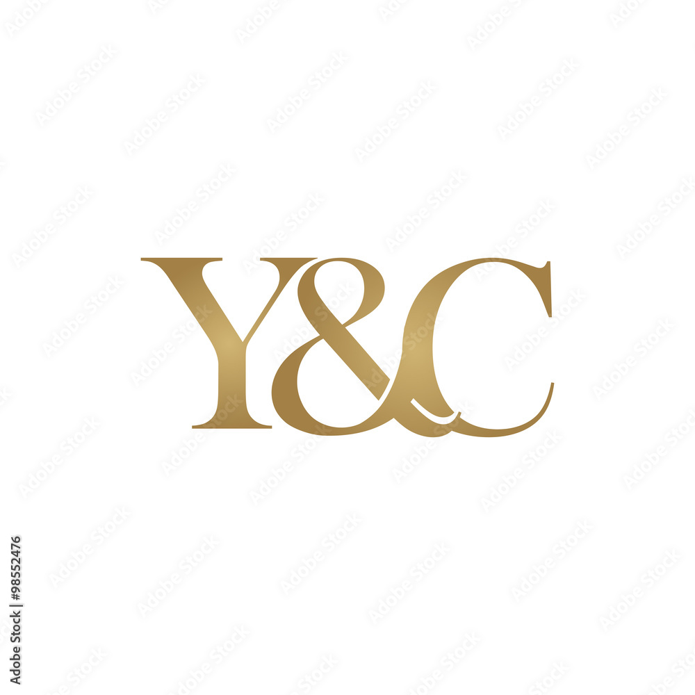 Y&C Initial logo. Ampersand monogram logo Stock Vector | Adobe Stock