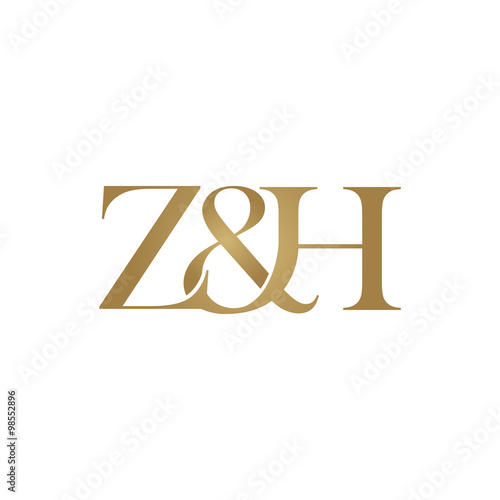 Z&H Initial logo. Ampersand monogram logo Stock Vector Adobe Stock
