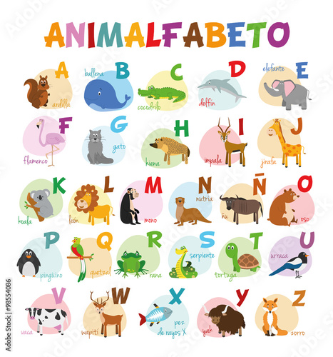 ilustración de vector alfabeto