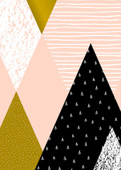 Poster - abstract geometric composition