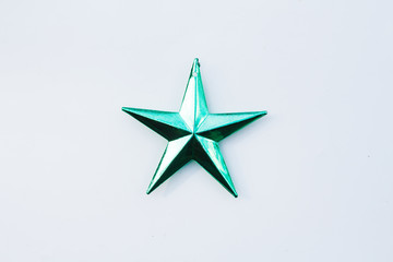 five pointed star christmas decoration for haging on tree