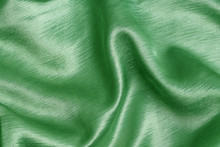 Green Material, A Background Or Texture 