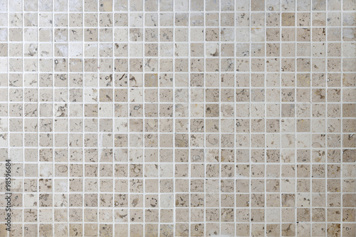 Fototapeta na wymiar Natural Stone Mosaic Square Wall Tile