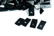 © s1llu - black fabric clothing size labels