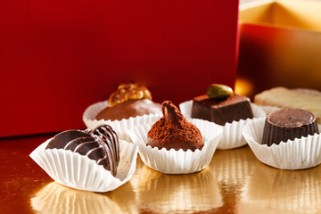 Sticker - Box of Assorted Chocolates for Valentine's Day