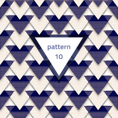  Pattern-triangle-blue-white