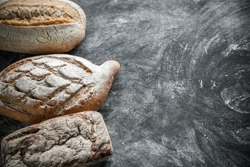 Canvas Print - Whole grain breads