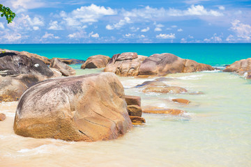beautiful tropical seascape in exotic thailnad