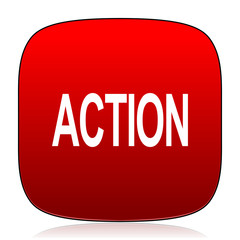 Aufkleber - action icon