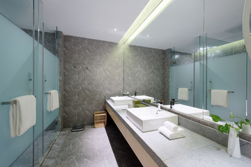 Wall Mural - interior of modern bathroom