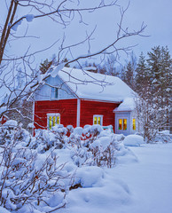 Red house. Finland