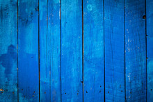 Blue Wooden Background