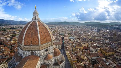 View of the Cathedral Santa Maria del Fiore