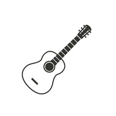 Wall Mural - Guitar - vector icon.