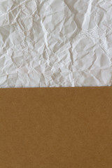 Background from white brown paper texture