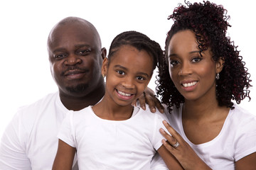 Wall Mural - black casual family