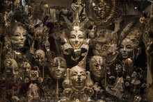 Variety Of The Venetian Carnival Masks