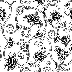 Vector ornamental seamless background.