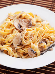 Poster - Tagliatelle with mushrooms