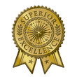 © pasnacks - Gold certificate award seal, superior excellent achievement