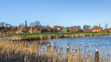 View Of Open-air Museum In Enkhuizen, The Netherlands