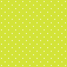 Green Polka Dot Background Pattern