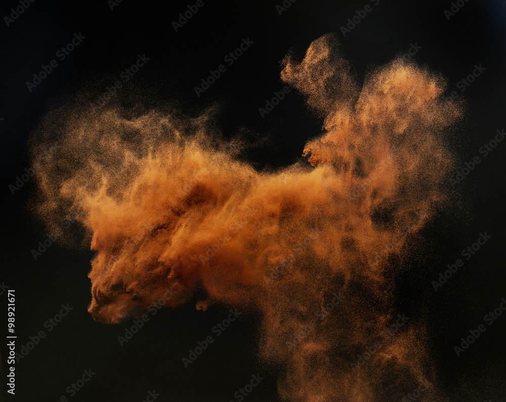Ginger cloud of a magic dust - obrazy, fototapety, plakaty 