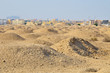View of tombs from the Dilmun period in Bahrain