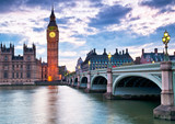 Fototapeta Big Ben - Big Ben and the Houses of Parliament in London, UK