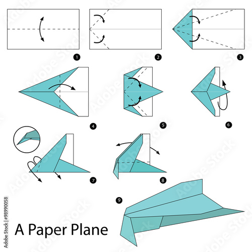 Step By Step Instructions How To Make Origami A Plane Buy