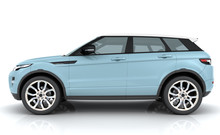 Light Blue Range Rover