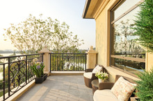 View In Modern Balcony