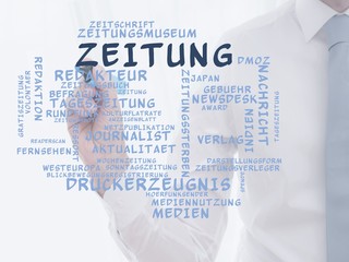 Wall Mural - Zeitung