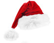 © Africa Studio - Santa Claus red hat isolated on white background, close up