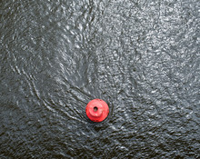 Red Buoy On The Water Surface