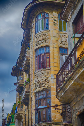 Obraz w ramie Old Havana building detail