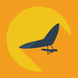 © chorniy10 - Flat modern design with shadow icon hang-glider