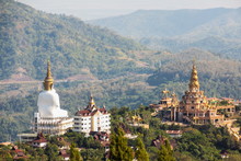 Top Views Of Phasorn Kaew Temple, Phetchabun, Thailand