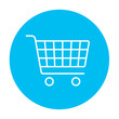© Visual Generation - Shopping cart line icon.