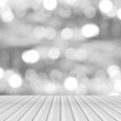 Wooden gray white abstract bokeh background, can be used for dis