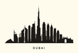 © antikwar1 - Dubai skyline silhouette