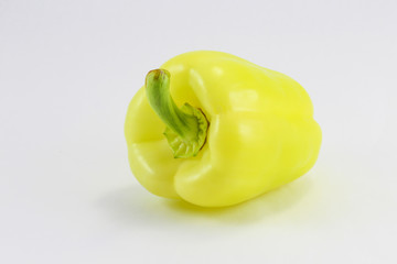 Canvas Print - light yellow green capsicum bell pepper