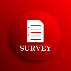 Canvas Print - Survey icon