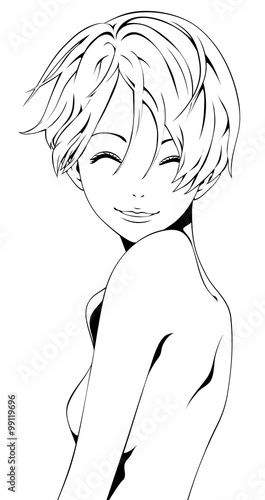 女性 白黒 笑顔 Stock イラスト Adobe Stock 女性 白黒 笑顔 Stock イラスト Adobe Stock
