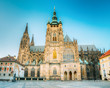 Famous landmark St. Vitus Cathedral Prague, Czech Republic.