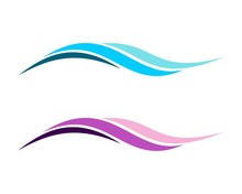 Colorful Abstract Wave Logo