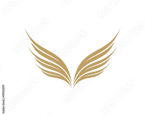 Gold Feather Wing Logo - Buy this stock vector and explore similar ...